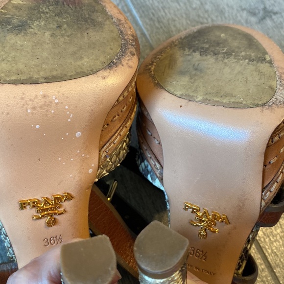 Prada sandals, size 6 1/2 - Picture 5 of 6